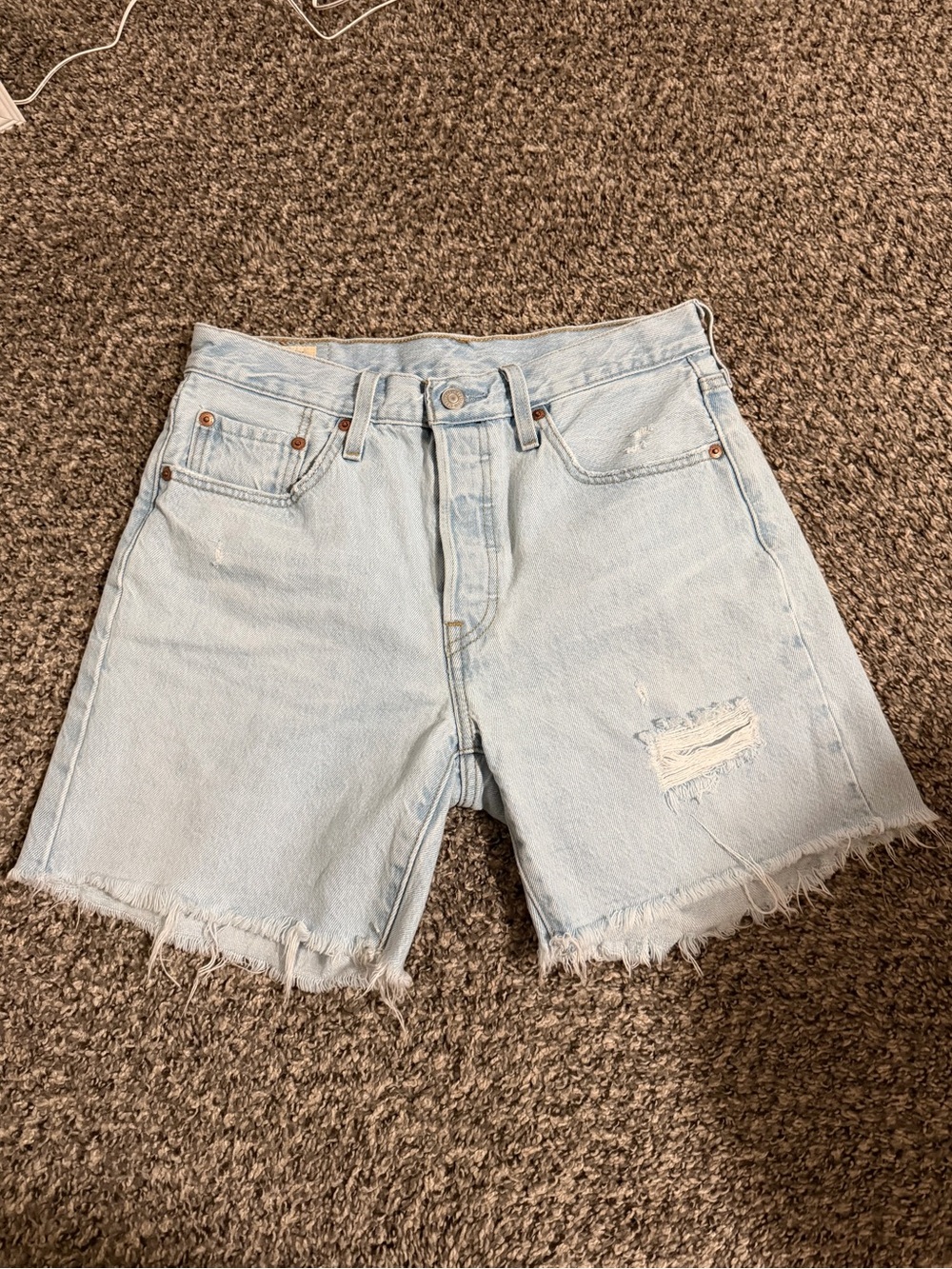 Levis 501 denim shorts